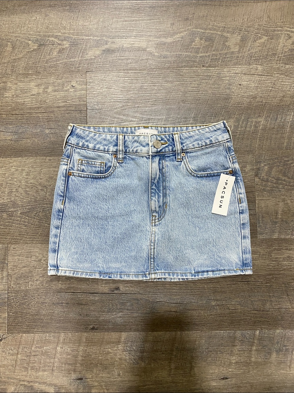 Pacsun denim mini skirt